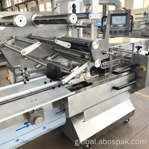 Automatic Burger Packing Line Bostar Burger Buns Horizontal Packaging Machine with Slicer Factory